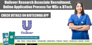 Unilever R&D Job 2022