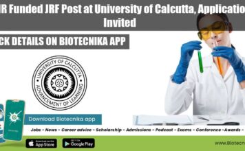 University of Calcutta Vacancy
