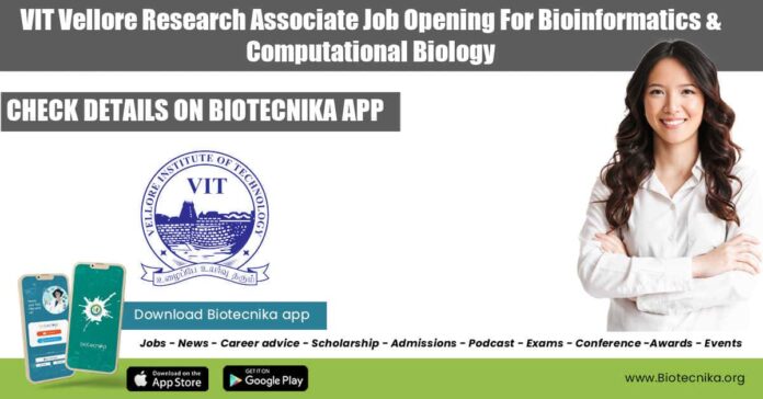 VIT Vellore RA Job