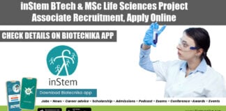 inStem Jobs 2022