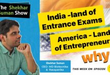 WHY? India is a Land of Entrance Exams & America a Land of Entrepreneurs – The Shekhar Suman Show Ep 11