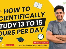 Study For 13-15 Hours A Day