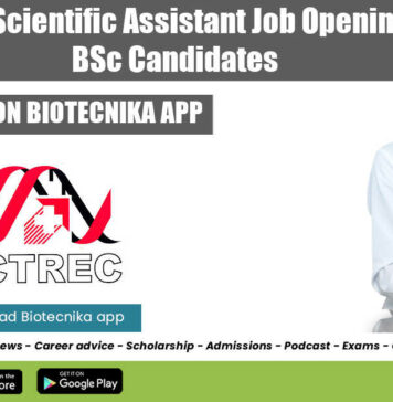 ACTREC Scientific Assistant Job
