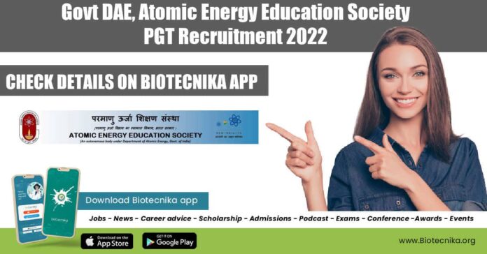 AEES PGT Recruitment 2022