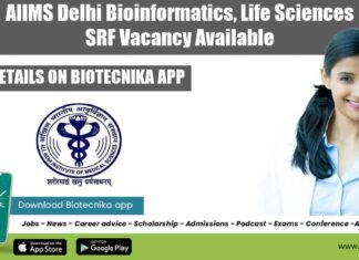 AIIMS Bioinformatics SRF