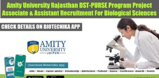 Amity University Rajasthan Jobs
