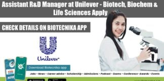 Assistant R&D Manager