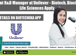Assistant R&D Manager