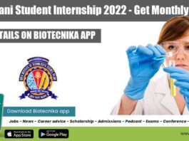 BITS Pilani Student Intern