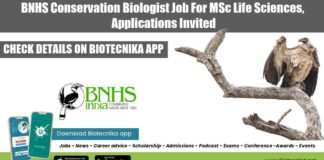 BNHS Conservation Biologist