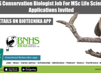BNHS Conservation Biologist