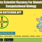 Bayer Data Scientist Vacancy