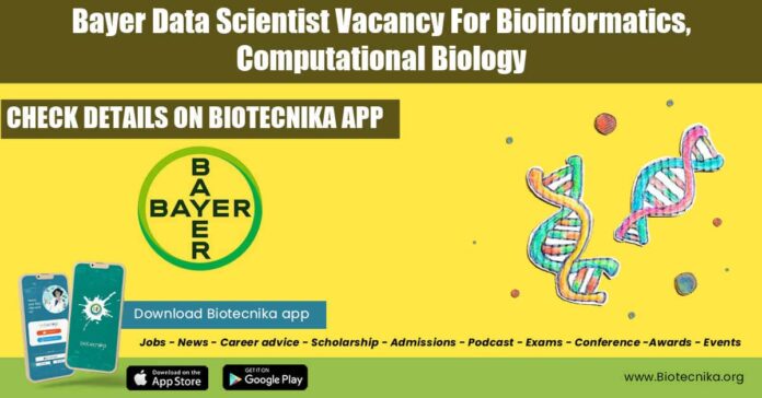 Bayer Data Scientist Vacancy