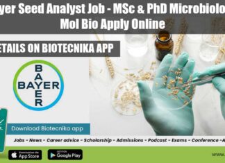 Bayer Seed Analyst Job