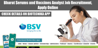 Bharat Serums Jobs 2022