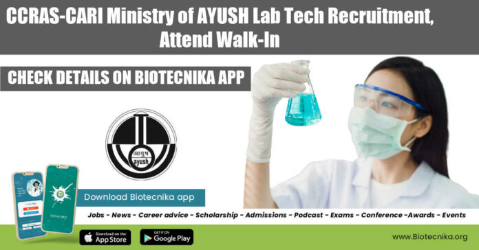 CCRAS-CARI Ministry of AYUSH