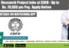 20+ Research Project Jobs at CDFD – Up to Rs. 78,000 pm Pay, Apply Online CDFD Research Project Jobs