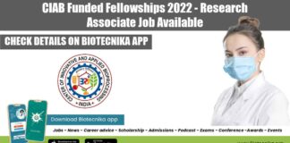 CIAB Funded Fellowships 2022