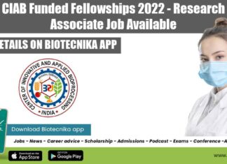 CIAB Funded Fellowships 2022