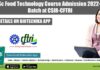 MSc Food Technology Course Admission 2022-24 Batch at CSIR-CFTRI CSIR-CFTRI Food Tech Admissions
