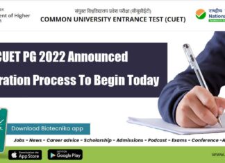 CUET PG 2022 News - Registration Process To Begin Today