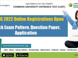 CUET PG 2022 Registrations Open For Admission