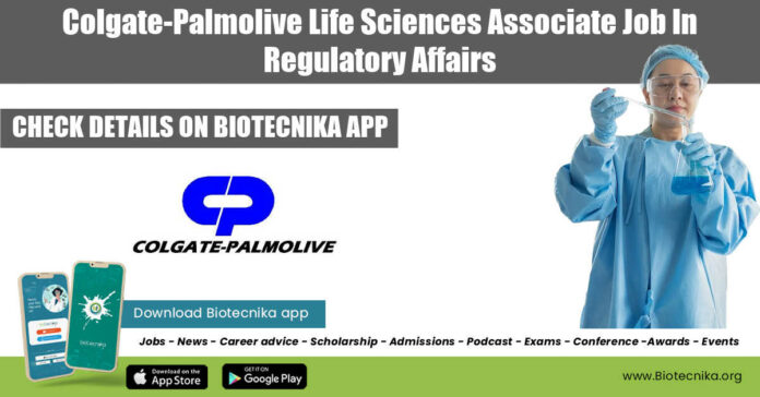 Colgate-Palmolive Life Sciences Associate