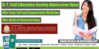 DYP Education Society Admissions