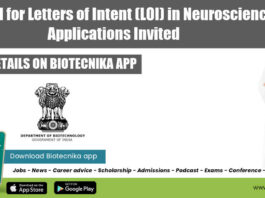 DBT Call for Letters