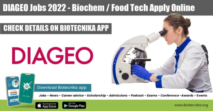 DIAGEO Jobs 2022