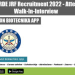 DRDO-DRDE JRF Recruitment 2022