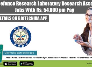 DRDO-DRL Research Associate Jobs