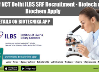 Delhi Govt ILBS SRF