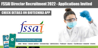 FSSAI Director Recruitment 2022