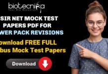 CSIR Mock Test series