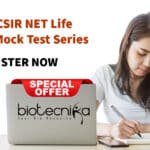FREE CSIR NET Life Science Mock Test Series – Register Now CSIR NET Mock Test
