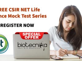 CSIR NET Mock Test