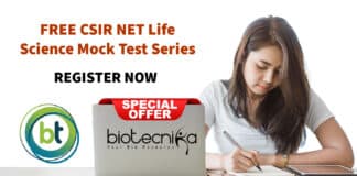 CSIR NET Mock Test