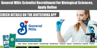 General Mills Scientist Recruitment