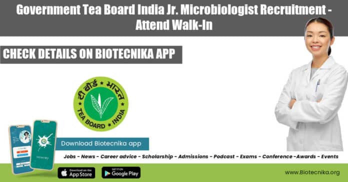 Government Tea Board Jobs