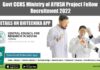 Govt CCRS Ministry of AYUSH Project Fellow Recruitment 2022 Govt CCRS Project Job