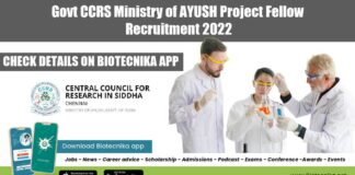 Govt CCRS Project Job