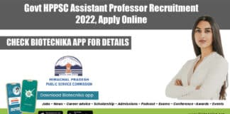 Govt HPPSC Assistant Professor