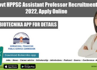Govt HPPSC Assistant Professor