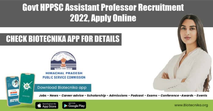 Govt HPPSC Assistant Professor