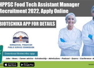 Govt HPPSC Food Tech