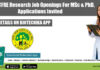 Govt ICFRE Research Job Openings For MSc & PhD, Applications Invited Govt ICFRE Research Job