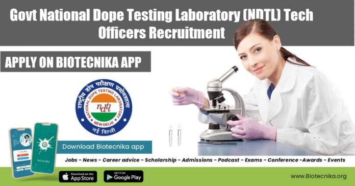 Govt NDTL Deputation Jobs