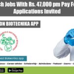 IBSD Research Jobs With Rs. 47,000 pm Pay For MSc & PhD, Applications Invited IBSD Research Jobs With