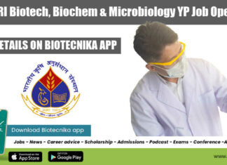 ICAR-IARI Jobs For Biotech